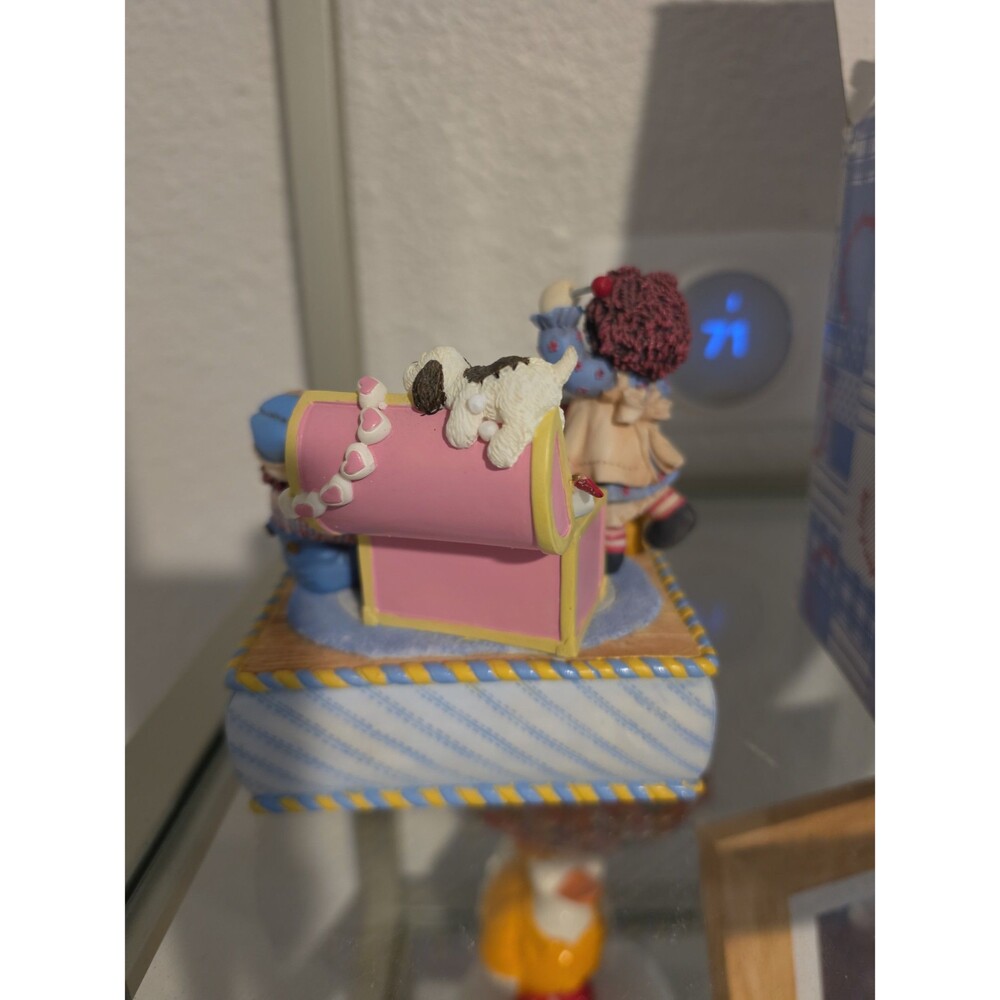 Classic Raggedy Ann & Andy Music Box - Picture 3 of 6